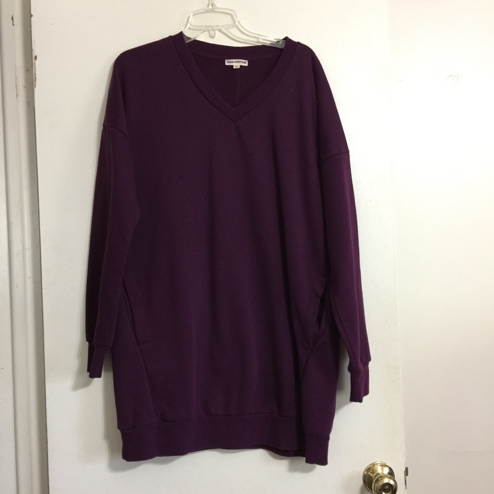 Tunic sweatshirt